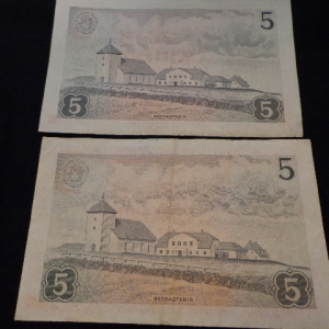 1957 LANDSBANKI ISLANDS FIMM KRONUR