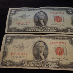1953 $2 RED SEAL