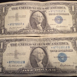 1957 $1 STARRED NOTES
