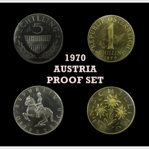 1970 Austria Proof Set