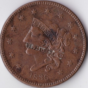 1836 Large Cent