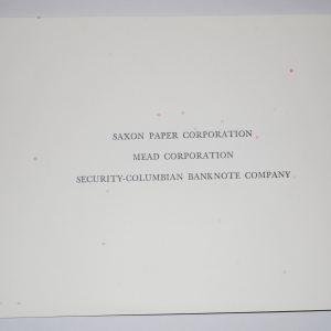 Back of booklet