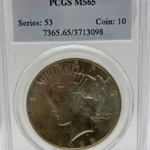 1925 Peace Dollar