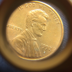 1992-D Double Die Front side