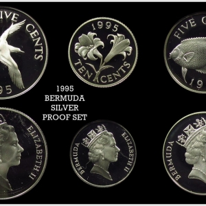 1995 Bermuda Silver Proof Set