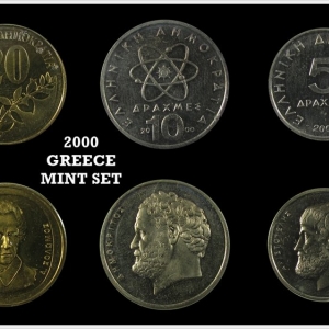 2000 Greece Mint Set