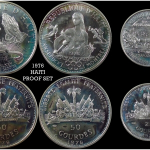 1976 Haiti Proof Set