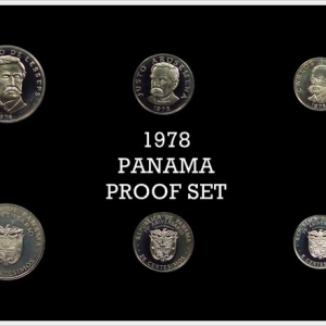 1978 Panama Proof Set