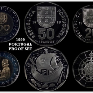 1999 Portugal Proof Set