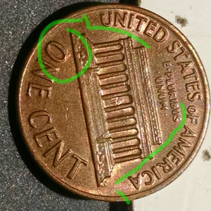 1972 d Lincoln cent
