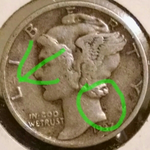 1937 mercury dime