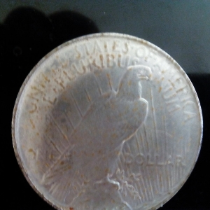 1922 USA one dollar rear