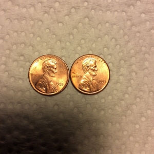 1992 pennies