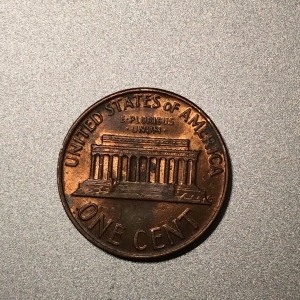 1968 D Penny Reverse