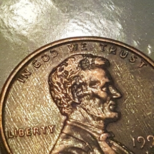 1990 Textured Penny