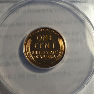 1955 Wheat cent
