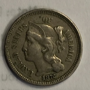 1872 3 cent