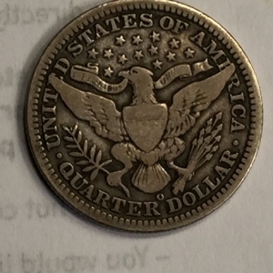 1907-O Barber Quarter