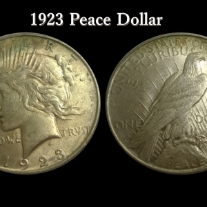1923 peace dollar
