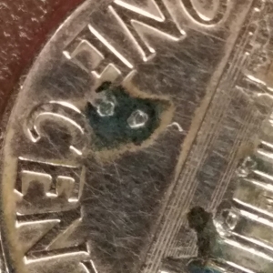 Penny with drops 5