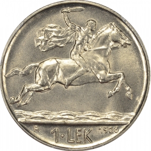 1926 Albania Lek reverse