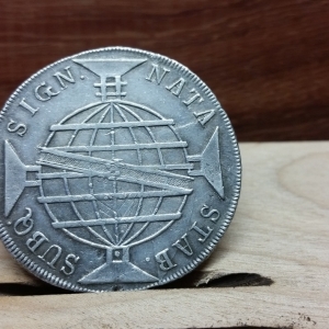 1817 Brazil 960 Reis reverse