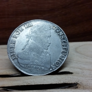 1838 Bolivia 8 Sols