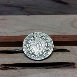 1866 10 Soldi rev