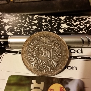 1885 Swiss Shooting Thaler rev