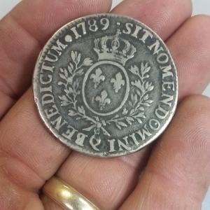 1789 French Ecu rev