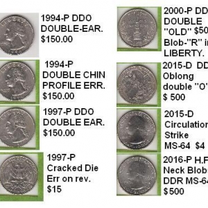 2016 find, minus DDO 1976 D Bicentennial 1/4$.