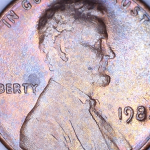 1982 Cent Large Date - 2.5grams