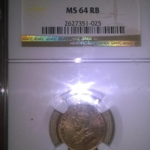 King George V Cent 1911