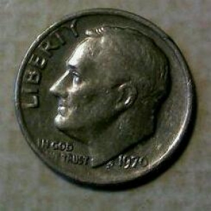 1970 dime