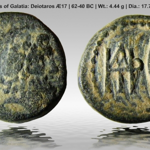 Deiotaros AE17 62-40 BC