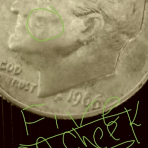 1966 dime