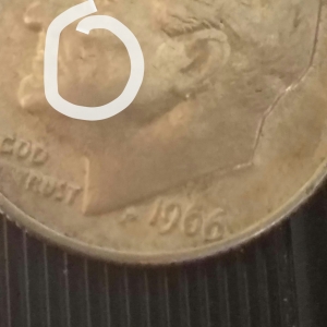 1966 dime