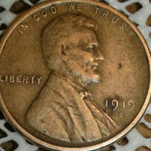 1919 s wheat penny
