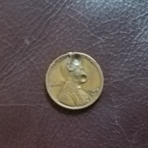 1964 penny front