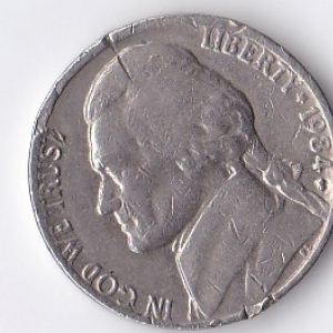 1984 p Nickel Error