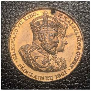 GB-Edward VII coronation medal, 1902, obv