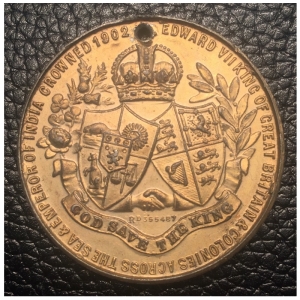 GB- Edward VII coronation medal, 1902, rev