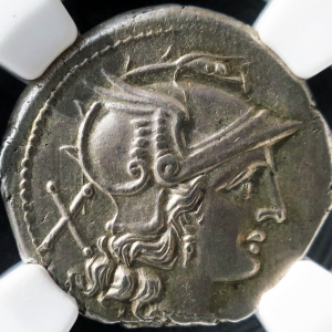 Anonymous Roman Republic Denarius