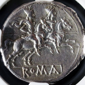 Anonymous Roman Republic Denarius