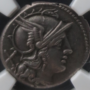 207 BC Roman Republic Denarius