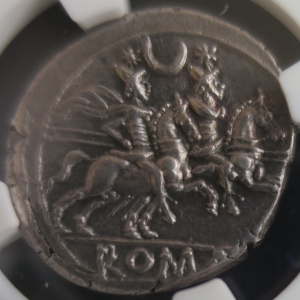 207 BC Roman Republic Denarius