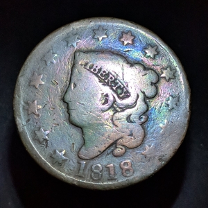 1818 Coronet Large Cent