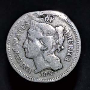 1868 3 Cent Nickel
