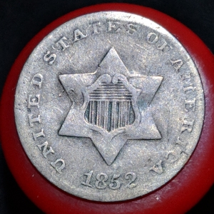 1852 3 Cent Silver