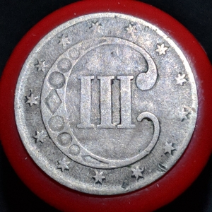 1852 3 Cent Silver